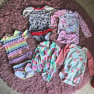 5 pairs of 18 months baby girls bathing suits